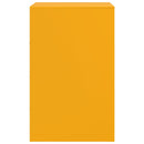 vidaXL mustársárga acél éjjeliszekrény 34,5x39x62 cm