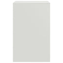 vidaXL 2 db fehér acél éjjeliszekrény 34,5x39x62 cm
