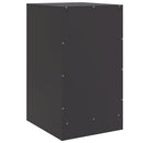 vidaXL 2 db fekete acél éjjeliszekrény 34,5x39x62 cm