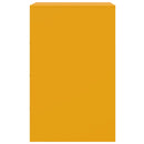 vidaXL mustársárga acél éjjeliszekrény 34,5x39x62 cm