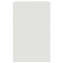 vidaXL 2 db fehér acél éjjeliszekrény 34,5x39x62 cm