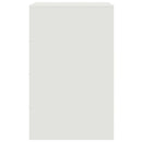 vidaXL 2 db fehér acél éjjeliszekrény 34,5x39x62 cm