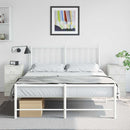 vidaXL 2 db fehér acél éjjeliszekrény 34,5x39x62 cm