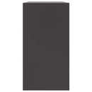 vidaXL fekete acél tálalószekrény 99 x 39 x 73 cm