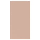 vidaXL rózsaszín acél tálalószekrény 99x39x73 cm