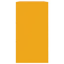 vidaXL mustársárga acél tálalószekrény 99x39x73 cm