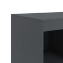vidaXL antracitszürke acél magasszekrény 67 x 39 x 95 cm