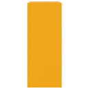 vidaXL mustársárga acél magasszekrény 67x39x95 cm