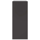 vidaXL fekete acél magasszekrény 67x39x95 cm