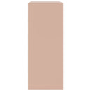 vidaXL rózsaszín acél magasszekrény 67x39x95 cm