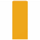 vidaXL mustársárga acél tálalószekrény 67x39x95 cm