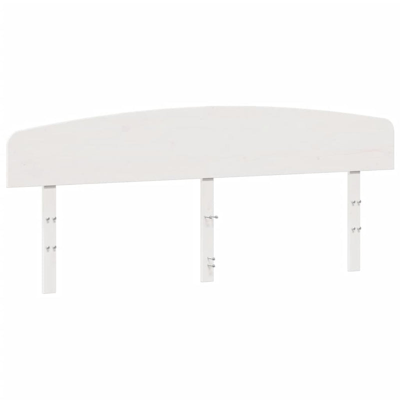 vidaXL fehér tömör fenyőfa fejtámla 180 cm