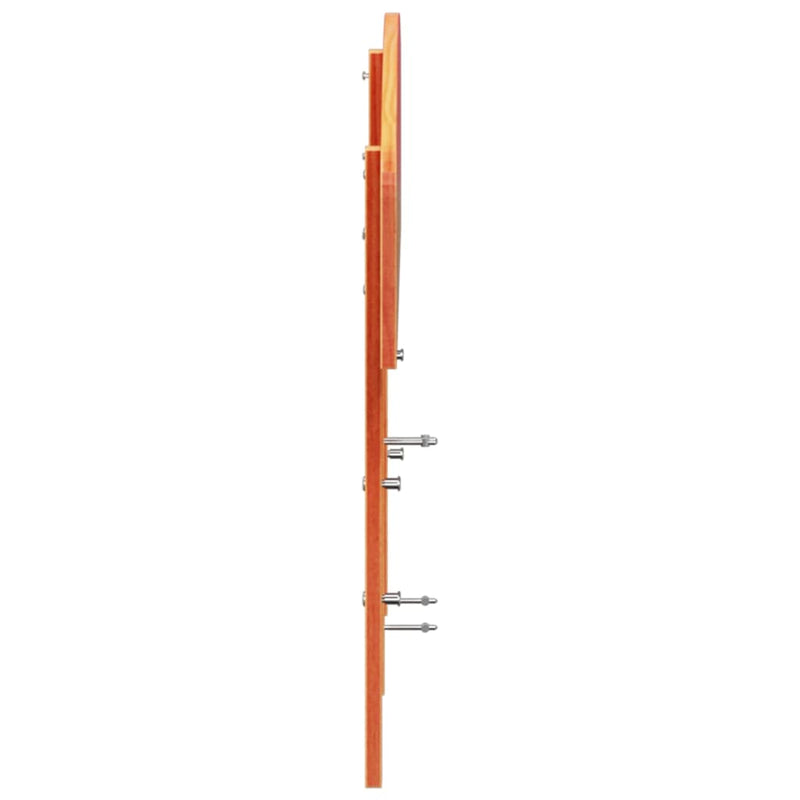 vidaXL viaszbarna tömör fenyőfa fejtámla 180 cm
