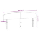vidaXL viaszbarna tömör fenyőfa fejtámla 180 cm