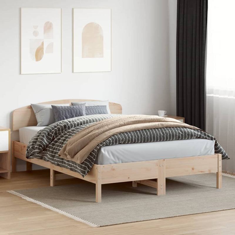 vidaXL tömör fenyőfa fejtámla 160 cm
