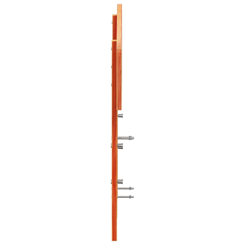 vidaXL viaszbarna tömör fenyőfa fejtámla 160 cm