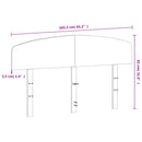 vidaXL viaszbarna tömör fenyőfa fejtámla 160 cm