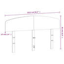 vidaXL viaszbarna tömör fenyőfa fejtámla 150 cm