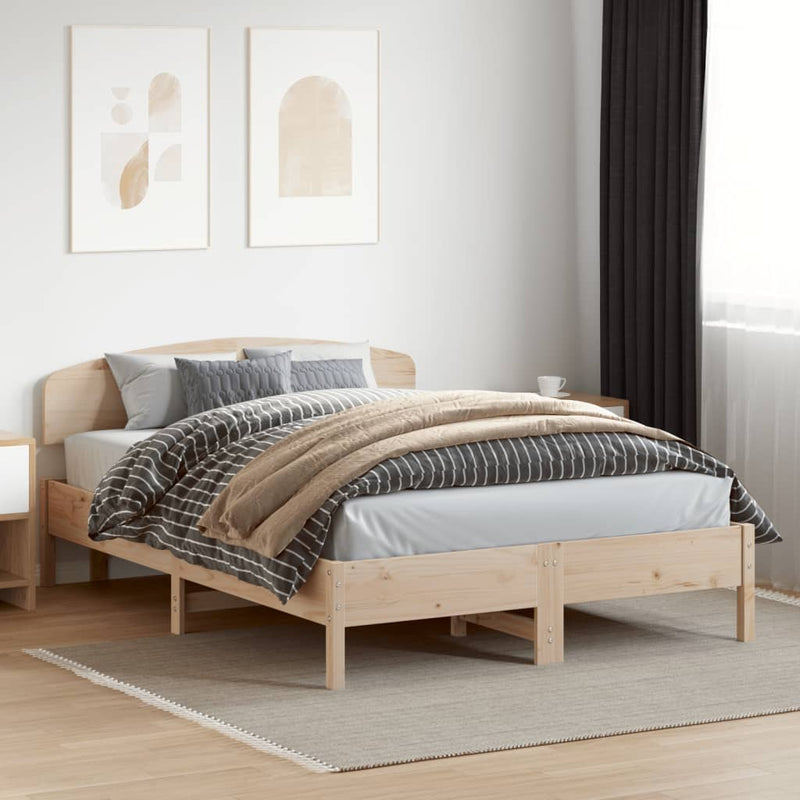 vidaXL tömör fenyőfa fejtámla 140 cm
