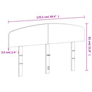 vidaXL viaszbarna tömör fenyőfa fejtámla 120 cm