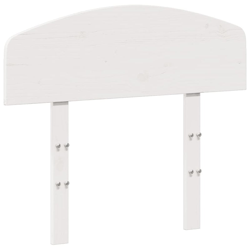 vidaXL fehér tömör fenyőfa fejtámla 90 cm