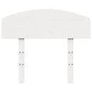 vidaXL fehér tömör fenyőfa fejtámla 90 cm