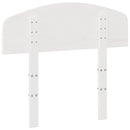 vidaXL fehér tömör fenyőfa fejtámla 90 cm