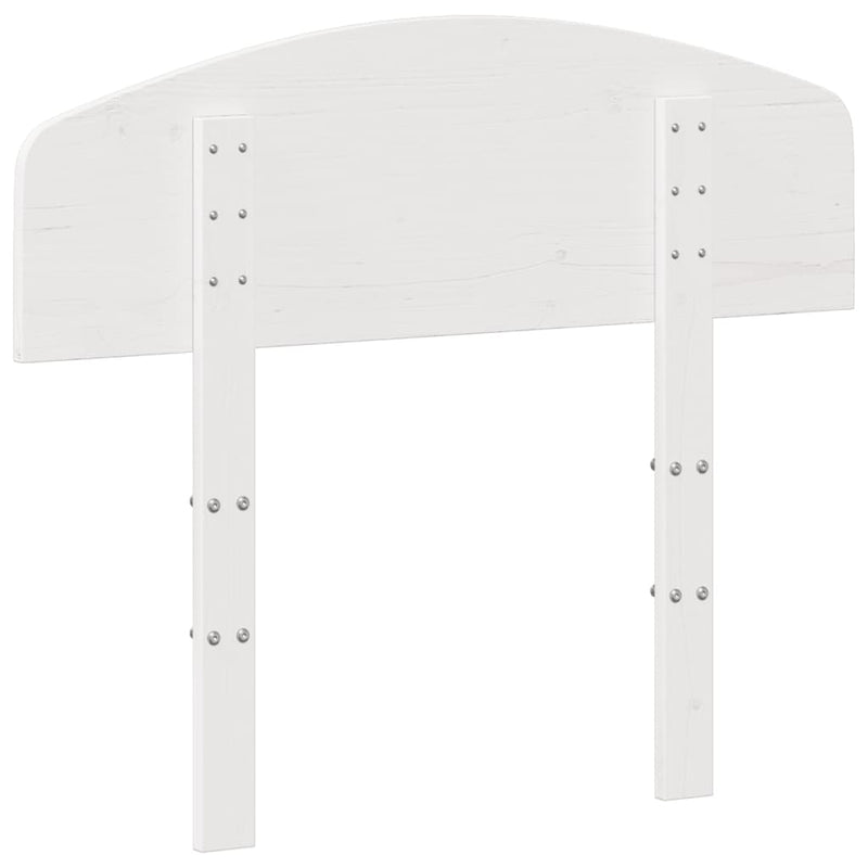 vidaXL fehér tömör fenyőfa fejtámla 90 cm