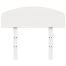 vidaXL fehér tömör fenyőfa fejtámla 75 cm