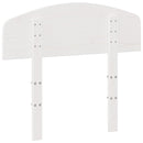 vidaXL fehér tömör fenyőfa fejtámla 75 cm