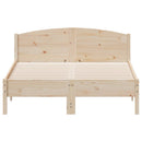 vidaXL tömör fenyőfa ágy matrac nélkül 140 x 190 cm