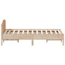 vidaXL tömör fenyőfa ágy matrac nélkül 140 x 190 cm