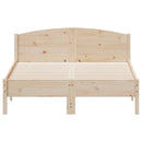 vidaXL tömör fenyőfa ágy matrac nélkül 135 x 190 cm