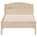 vidaXL tömör fenyőfa ágy matrac nélkül 75 x 190 cm