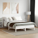 vidaXL fehér tömör fenyőfa ágy matrac nélkül 135 x 190 cm