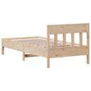 vidaXL tömör fenyőfa ágykeret matrac nélkül 90 x 190 cm