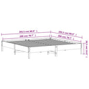 vidaXL viaszbarna tömör fenyőfa ágy matrac nélkül 200 x 200 cm