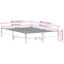 vidaXL viaszbarna tömör fenyőfa ágy matrac nélkül 160 x 200 cm
