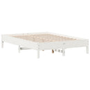 vidaXL fehér tömör fenyőfa ágy matrac nélkül 150 x 200 cm
