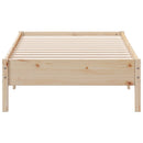 vidaXL tömör fenyőfa ágy matrac nélkül 90 x 200 cm