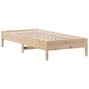 vidaXL tömör fenyőfa ágy matrac nélkül 90 x 200 cm