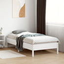 vidaXL fehér tömör fenyőfa ágykeret matrac nélkül 90 x 190 cm