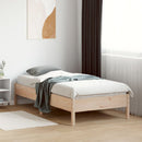 vidaXL tömör fenyőfa ágy matrac nélkül 75 x 190 cm