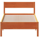 vidaXL viaszbarna tömör fenyőfa ágy matrac nélkül 100 x 200 cm