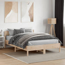 vidaXL tömör fenyőfa ágy matrac nélkül 120 x 190 cm