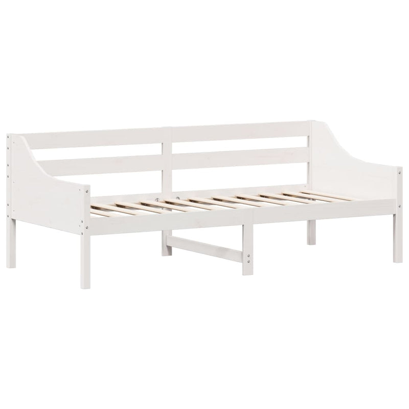 vidaXL fehér tömör fenyőfa kanapéágy matrac nélkül 80 x 200 cm