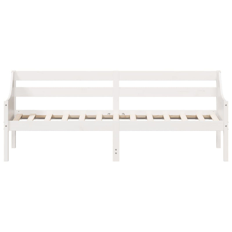 vidaXL fehér tömör fenyőfa kanapéágy matrac nélkül 80 x 200 cm