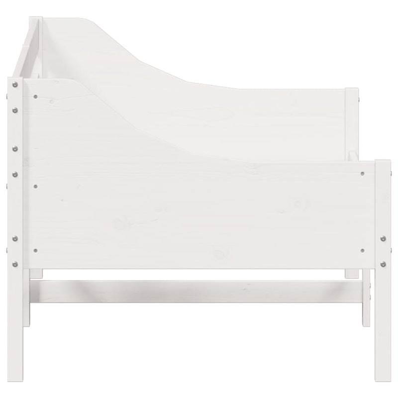 vidaXL fehér tömör fenyőfa kanapéágy matrac nélkül 80 x 200 cm