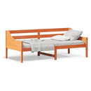 vidaXL kanapéágy ágy matrac viaszbarna 100x200 cm tömör fa fenyőfa