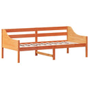 vidaXL kanapéágy ágy matrac viaszbarna 100x200 cm tömör fa fenyőfa